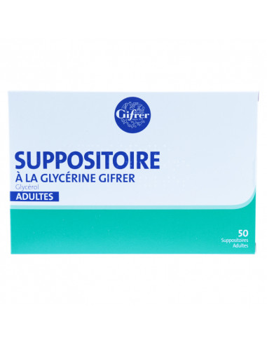 Suppositoires à la Glycérine, Adultes - Gifrer- B/50  - 1