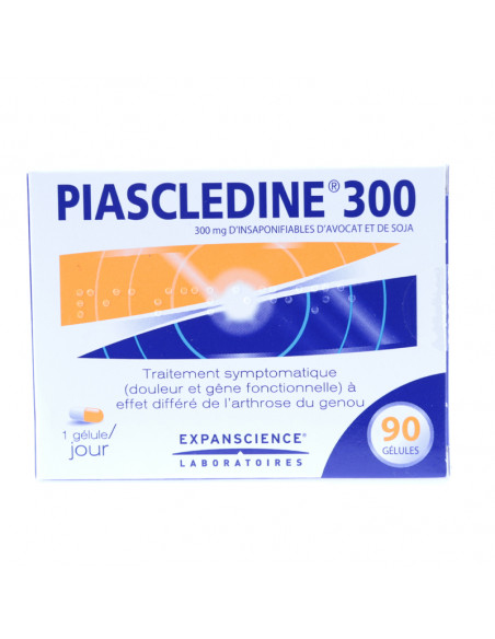 Piascledine 300 Arthrose Hanche et Genou 90 gélules  - 1