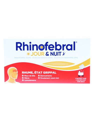 Rhinofebral Jour & Nuit 12 sachets  - 1