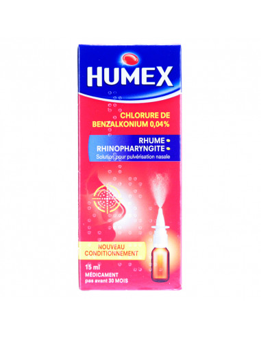 Humex Spray Nasal - Rhume, Rhinopharyngite - 15 ml  - 1