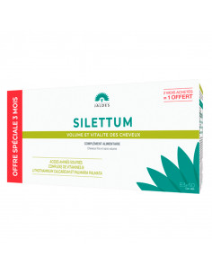 Silettum Nutrition du cheveu Lot 2 boites 60 gélules + 1 Offerte  - 1