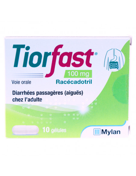 boîte tiorfast 100mg 10 gélules