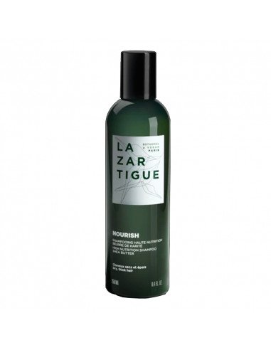 flacon de shampooing nourish lazartigue