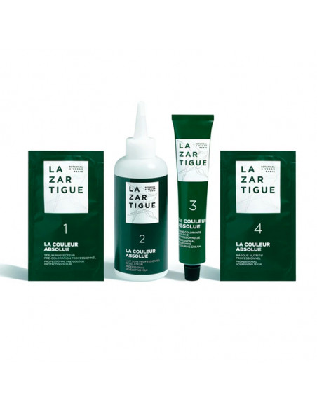 contenu d'un kit de coloration permanente lazartigue