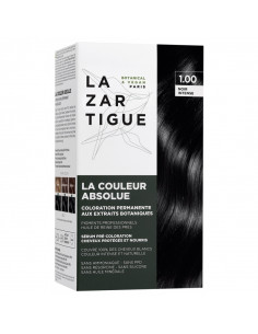 boite coloration permanente lazartigue la couleur absolue noir 1.00