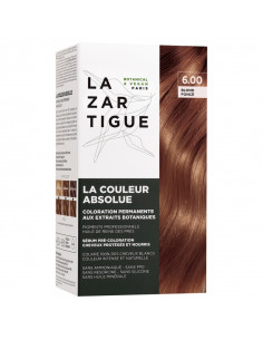 boite de coloration permanente lazartigue la couleur absolue bond foncé 6.00