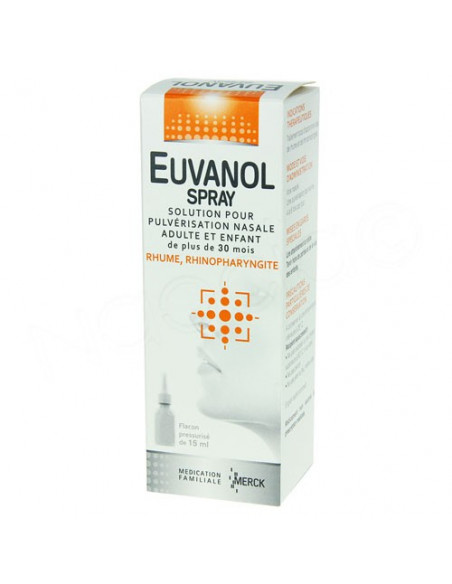 Euvanol Spray Solution pour Pulvérisation Nasale. 15ml