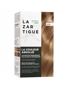 boite de coloration permanente lazartigue la couleur absolue blond 7.00