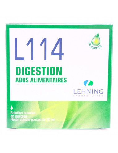 boîte de L114 Digestion solution buvable en gouttes