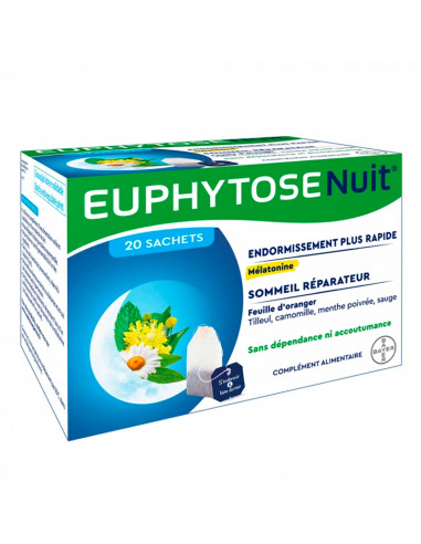Euphytose Nuit 20 Sachets à infuser Bayer - 1