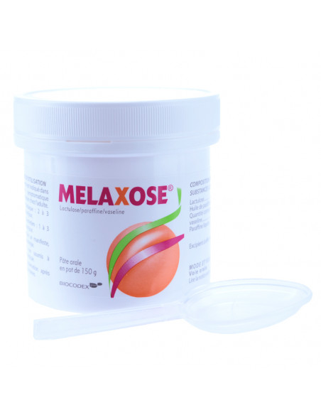 pot melaxose pâte orale avec cuillère mesure