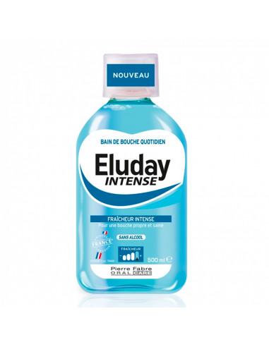 flacon de bain de bouche eluday intense 500ml