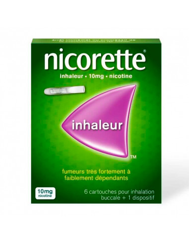 Nicorette Inhaleur 10mg 6 cartouches + 1 dispositif