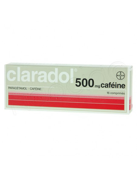 Claradol 500mg 16 comprimés