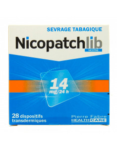 Nicopatch 14mg/24h, Sevrage tabagique, 28 patchs