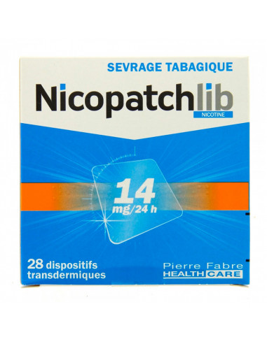 Nicopatch 14mg/24h, Sevrage tabagique, 28 patchs