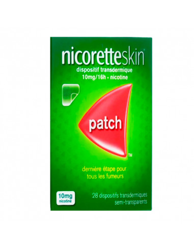 Nicoretteskin 10mg/16h, Sevrage Tabagique, 28 patchs