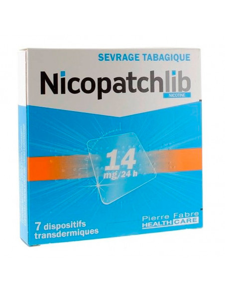 Nicopatch 14 mg/24h, Nicotine, 7 Patchs