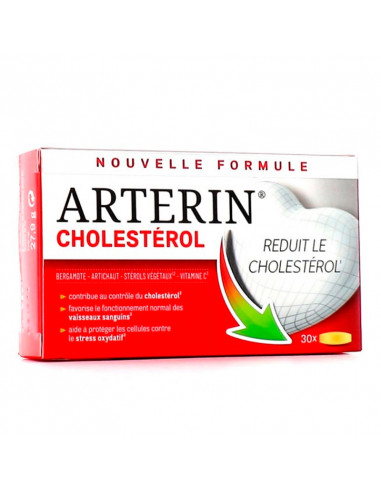 Arterin Cholestérol Réduction du Cholestérol 30 comprimés Omega - 1