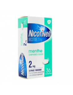 Nicotinell 2mg, Menthe, 36 Comprimés à sucer