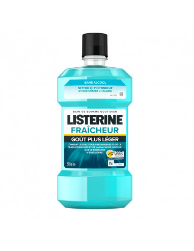 Listerine Bain de Bouche Fraîcheur Goût Plus Léger 500ml