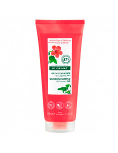 Klorane Gel Douche Nutritif au Cupuaçu Bio Parfum Fleur d'Hibiscus 200ml