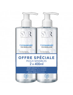 SVR Physiopure Eau Micellaire Lot 2x400ml