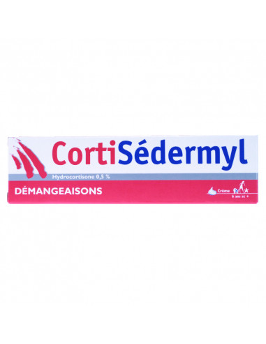 CortiSédermyl 0.05%, Hydrocortisone, Démangeaisons, Crème en tube de 15 g