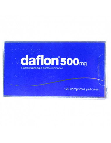 Daflon 500 mg Boite 120 comprimés pelliculés