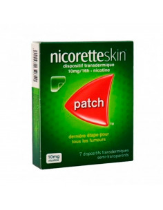 Nicoretteskin 10mg/16h, Sevrage Tabagique, 7 patchs
