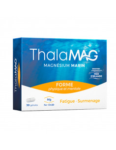Thalamag Magnésium Marin Forme Physique et Mentale 30 gélules  - 1