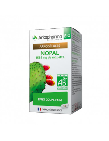 Arkogélules Nopal Bio - Effet Coupe-Faim 45 gélules