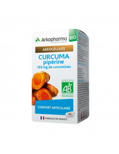 Arkogélules Curcuma Pipérine Confort Articulaire 45 gélules