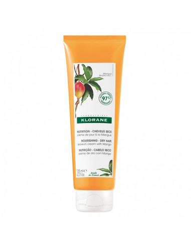 Klorane Nutrition Crème de Jour sans rinçage à la Mangue 125ml