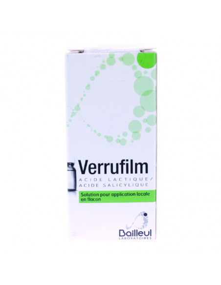 Verrufilm, acide lactique et acide salicylique, flacon de 14 mL