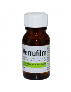 Verrufilm, acide lactique et acide salicylique, flacon de 14 mL