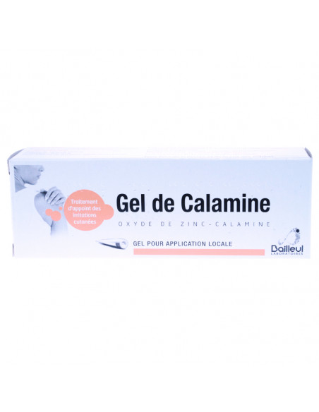 Gel de Calamine, Oxyde de Zinc et Calamine, Irritations cutanées, Tube 50 mL