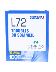 L72, Troubles Mineurs du Sommeil, 40 Comprimés Orodispersibles 2