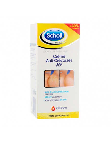 Scholl Crème Anti-Crevasses K+ Talons Fendillés Crevassés Scholl - 1