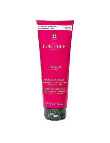René Furterer Okara Color shampooing tube rose fushia grand tube édition limitée
