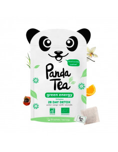 Panda Tea Green Energy Thé Bio 28 sachets