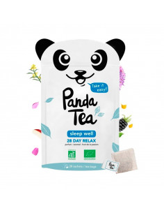 Panda Tea Sleep Well 28 jours Relax Infusion Bio 28 sachets