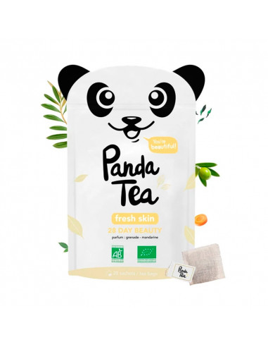 Panda Tea Fresh Skin 28 jours Beauté Thé Bio 28 sachets