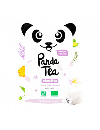 Panda Tea Eternitea Infusion Bio Equilibre Féminin 28 sachets