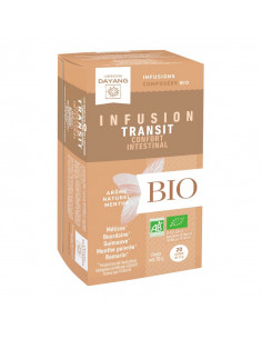 Dayang Infusion Bio Transit Confort Intestinal Boîte brune de 20 sachets