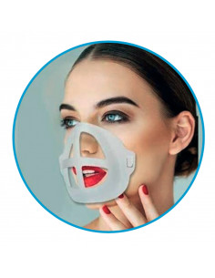 Health + Coque Support Masque à placer sur le visage sous le masque