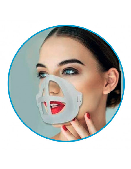 Health + Coque Support Masque à placer sur le visage sous le masque