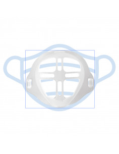 Health + Coque Support Masque à placer sur le visage sous le masque 2