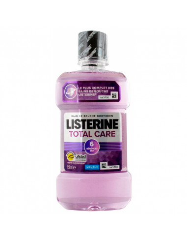 Listerine Total Care 6en1 Bain de Bouche Antibactérien violet Flacon 250ml