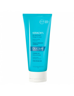 Ducray Keracnyl Gel Moussant Visage Corps 200ml